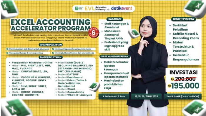 Dari Spreadsheet ke Skill Profesional, Program Accelerator Bantu Kuasai Excel untuk Akuntansi