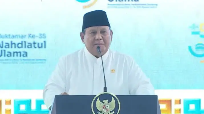 Prabowo Buka Muktamar ke-35 NU di Jombang, Tegaskan Tak Ikut Mengatur Jalannya Forum