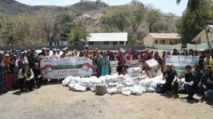 17 Ton Bantuan Pangan Dikirim dari Surabaya untuk Korban Gempa Labuan Bajo